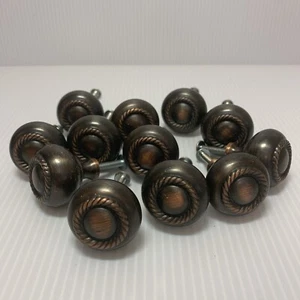 Amerock Scroll (BP53471-ORB) Oil Rubbed Bronze Cabinet Knob w/ Screw ~ LOT OF 12 - Picture 1 of 10
