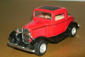 Ford 1932 cupé Deuce modelo diecast diecast a escala 1/34 1932 Kinsmart KT5332 rojo - Imagen 1 de 6