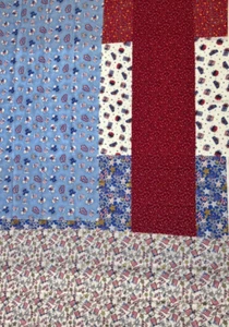 5 Fabric Remnants July 4 Patriotic USA Quilt Craft America Red White Blue 2.5 yd - Picture 1 of 15
