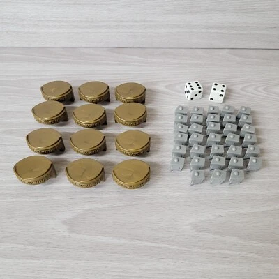 1999 Monopoly Looney Tunes Edition Replacement Buildings Dice Theaters and TVs - Image 1 of 4