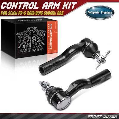 2x Front Left & Right Outer Side Tie Rod End for Scion	FR-S 2013-2016 Subaru	BRZ - Image 1 of 4