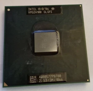 Processeur Intel Core 2 Duo P8700 2.53 Ghz 3M/1066 SLGFE SOCKET 478 PIN - Photo 1/2