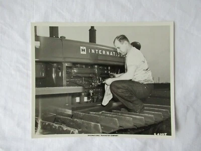  IH International Harvester farmall tractor mechanic real PHOTO 8x10" - Image 1 of 2
