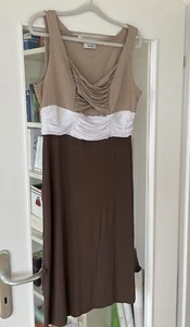 Steffen Schraut Kleid Sommerkleid Trägerkleid braun beige figurbetont Gr. 40 - Bild 1 von 13