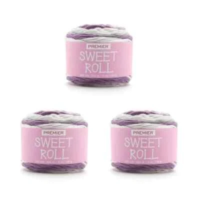 Premier Yarn Sweet Roll “Pansy Pop” 3 PACK - Image 1 of 2