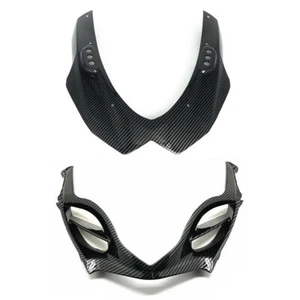 Carbon Fibre Upper Front Fairing Nose For Suzuki GSXR GSX-R 1000 2009-2016 K9 - Picture 1 of 12
