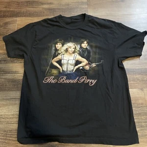 The Band Perry on Tour Graphic Tee Black Crew Neck Cotton XL - Picture 1 of 6