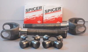 Fit Chevy DANA 60 UPGRADED 35 SPLINE OUTER AXLE YOKE SHAFT STUBS / U-JOINTS KIT - Picture 1 of 4
