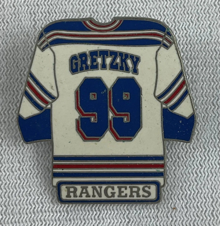 Prendedor de solapa/sombrero #226-NHL vintage Wayne Gretzky, New York Rangers #99 prendedor de camiseta Foto 1 de 1