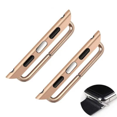 Venta al por mayor Adaptador de conector de correa iWatch de 38-49 mm de acero inoxidable para Apple Watch Foto 1 de 4