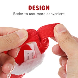 2PCS Christmas Hat Christmas Costume Outfits Headwear Hair Grooming for Pet - Picture 1 of 10