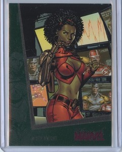2013 Women of Marvel series 2 MISTY KNIGHT Emerald /100