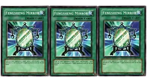 Yugioh- 3X Fengsheng Mirror - Common - 1st Edition - LOD-075 - Near Mint - Picture 1 of 1