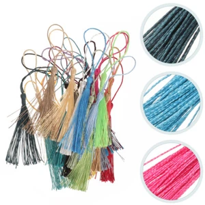  120pcs Diy Bookmark Tassels Fan Hanging Tassels Decorative Cloth Tassel Jewelry - Picture 1 of 12