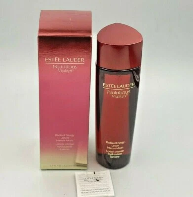Loción de energía radiante hidratante intensa Estee Lauder Nutritious Vitality8 6,7 oz nueva en caja Foto 1 de 4