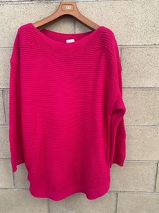 Maglione Ralph Lauren maglia cotone collo barca rosa taglia 3X nuovo con etichetta - Foto 1 di 7