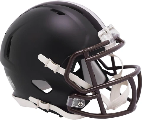 Riddell Cleveland Browns Flat Black Alternate Speed Mini Football Helmet Cover