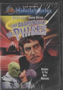 THE ABOMINABLE DR PHIBES VINCENT PRICE MIDNITE FILME DVD BRANDNEU VERSIEGELT LESEN - Bild 1 von 3