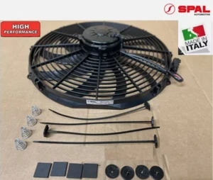 Spal Thermo Fan 16 inch Screw Blade 12V Puller VA18-AP70 59A with Kits 3000CFM - Picture 1 of 5