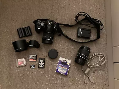 Olympus E-510 10,0 MP con kit de lente 14-42 + 40-150 - todavía funciona Foto 1 de 4