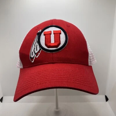 Utah Utes NCAA Zephyr Red One Size Adjustable Snapback Mesh Hat Cap  - Image 1 of 4