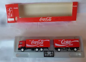 Albedo H0 1:87- 400118 MAN F90 Getränke-Hängerzug "Coca-Cola" OVP - Picture 1 of 1