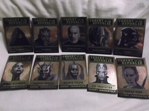 2015 Topps Star Wars Chrome Perspectives Jedi vs Sith Threat to the Republic Set - Picture 1 of 5