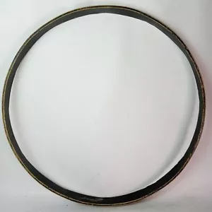 Rogers 24"" x 1 3/4"" Basso Tamburo Cerchio/Cerchio Vintage Vernice Nera XP8 ANNI 70-80 USA - Foto 1 di 5