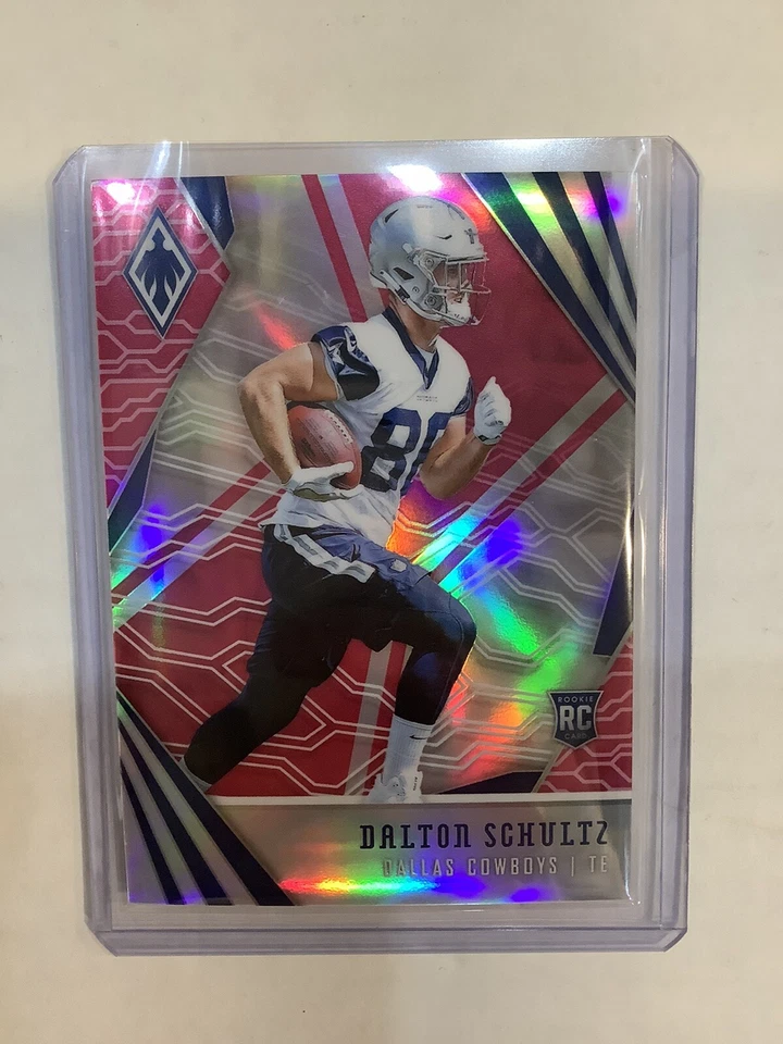 Dalton Schultz Panini Phoenix Football Pink Refractor Rookie Card /199! Cowboys! - Image 1 of 2