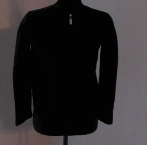 LIZ CLAIRBORNE WOMENS SIZE SMALL CROPPED BLACK JACKET - Picture 1 of 3