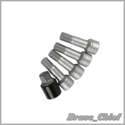 Fits Mercedes-Benz S500 E200 E250 5X Set Wheel Lug Locks Bolts Long Safety Bolts - Image 1 of 4