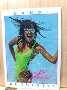Portfolio 92 International Swimsuit NANSI DE FUENTES #43 Trading Card FREE POST - Imagen 1 de 2