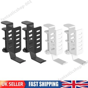 Side Desk Laptop Mount No Drill for Office Home Laptop/Tablet/Keyboard/Headphone - Afbeelding 1 van 18