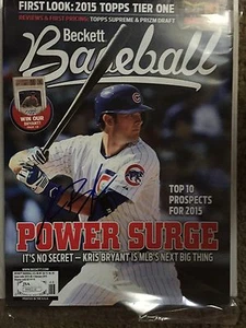 Kris Bryant autographed Magazine Signed Chicago Cubs JSA Rockies Giants - Picture 1 of 3