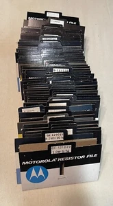 MOTOROLA MOTOROLA RESISTOR FILE - PACK OF 61 - RESISTOR, NEW* - Picture 1 of 1