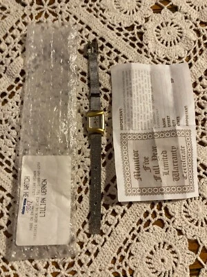 Винтажные женские наручные часы 90-х Capezio серебро/золото (новые) - Изображение 1 из 4