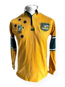 Vintage 2003 Australia Wallabies Rugby World Cup Shirt | Canterbury | Women's 14 - Picture 1 of 24