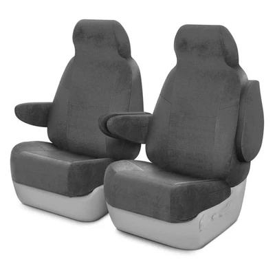 For Toyota RAV4 11-12 Coverking Velour 1st Row Gray Custom Seat Covers Foto 1 de 4