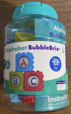 Burbuja del alfabeto Brix información educativa letra temprana construcción de palabras aprendizaje B1 Foto 1 de 2