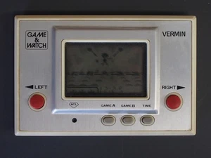 Ultra Rare Nintendo Game & Watch VERMIN MT-03 1980 Vintage - Picture 1 of 8