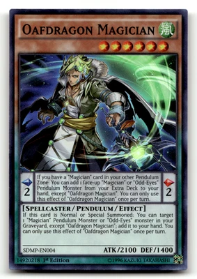 Oafdragon Magician SDMP-EN004 1st Edition Super Rare Structure Deck: Master of P - Image 1 of 2