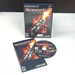 2003 Sony PS2 PlayStation 2 Resident Evil: Outbreak Videospiel mit Handbuch CIB sehr guter Zustand + - Bild 1 von 8