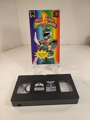 Cinta VHS 1994 Mighty Morphin Power Rangers Green Ranger Parte 1 Mini Serie Foto 1 de 4