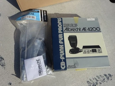 Neu Neuwertig ALBRECHT AE 4200  mit 0riginal Mikrofon  Original Antenne  - Bild 1 von 4