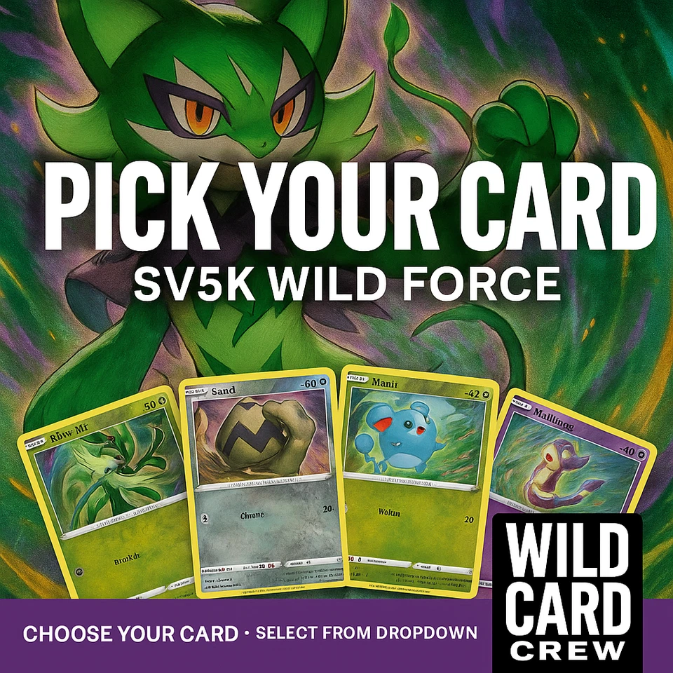 Pokemon sv5K Wild Force (JP) -Choose your card - Image 1 of 1