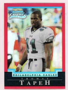 2004 Bowman Chrome Thomas Tapeh Red Refractor Rookie RC #1`3 #/210 Eagles - Picture 1 of 1