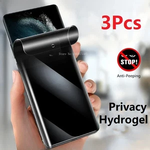 Pellicola Idrogel Privacy Anti-Spia Da 3 Pezzi Su Xiaomi Redmi Note 13 12 11 10 - Foto 1 di 12