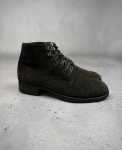 Dsquared2 dunkelgrüne Wildleder Schnürstiefel robust Military Lux - Bild 1 von 20