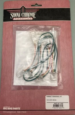 NEW GENUINE SHOW CHROME 2-425 FAIRING TURNSIGNAL KIT FITS HONDA GL1500 88-00 - Image 1 of 2