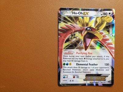 Ho-Oh EX Ultra Rare XY - BREAKpoint 92/122 LP Pokemon TCG Card Rare Holo - Image 1 of 2